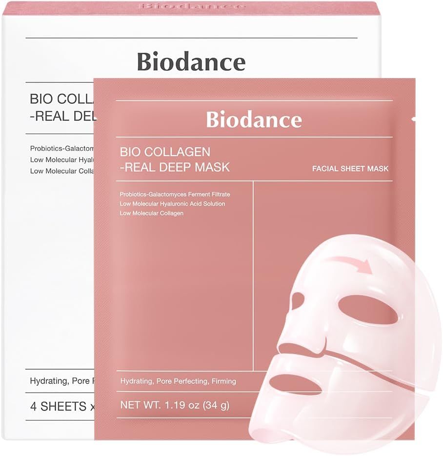 Masque visage hydrogel Bio-Collagen Real Deep - Biodance