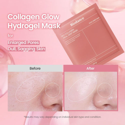Masque visage hydrogel Bio-Collagen Real Deep - Biodance
